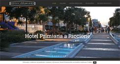 Desktop Screenshot of hotelprimiana.it